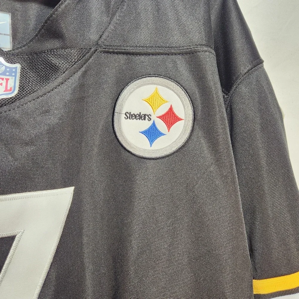 Nike Ben Roethlisberger Pittsburgh Steelers Jersey Size 2XL Black #7 Football